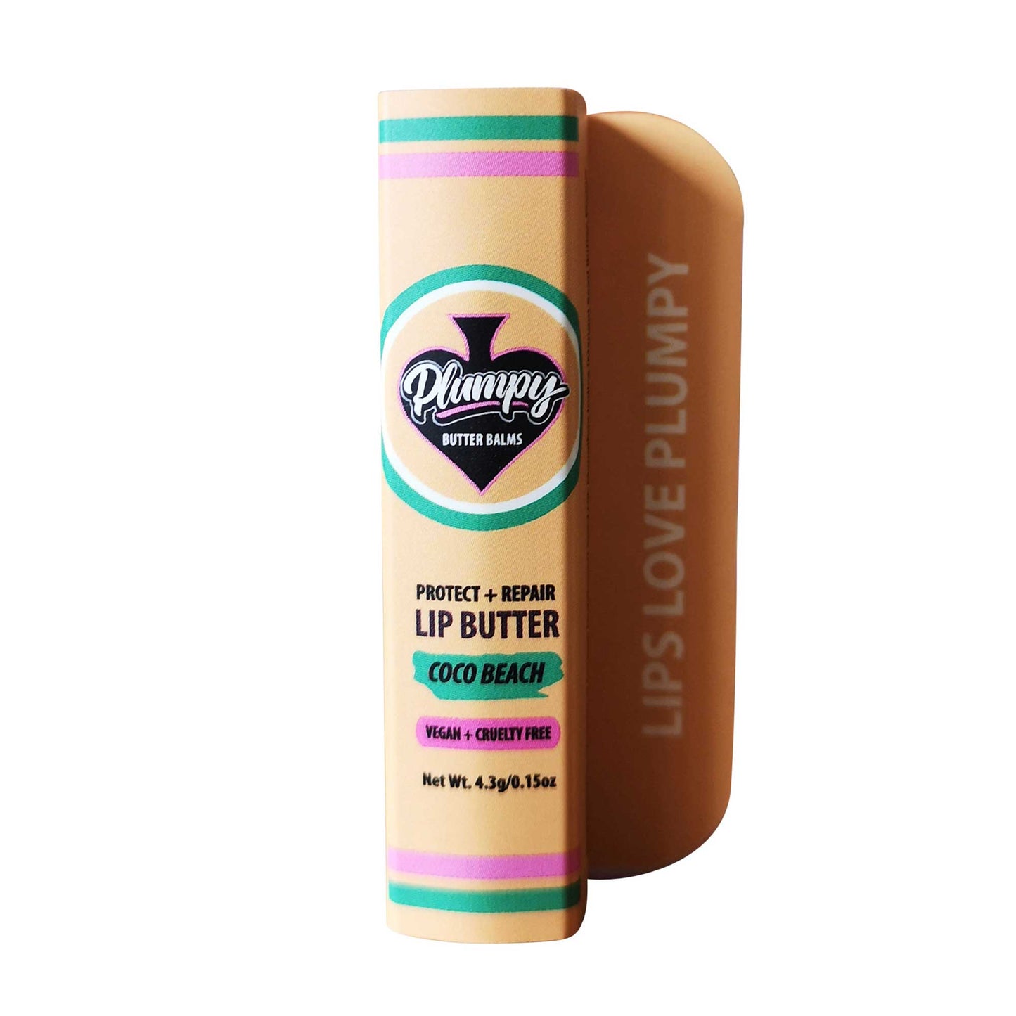 Plumpy Balms Vegan Coconut Lip Balm