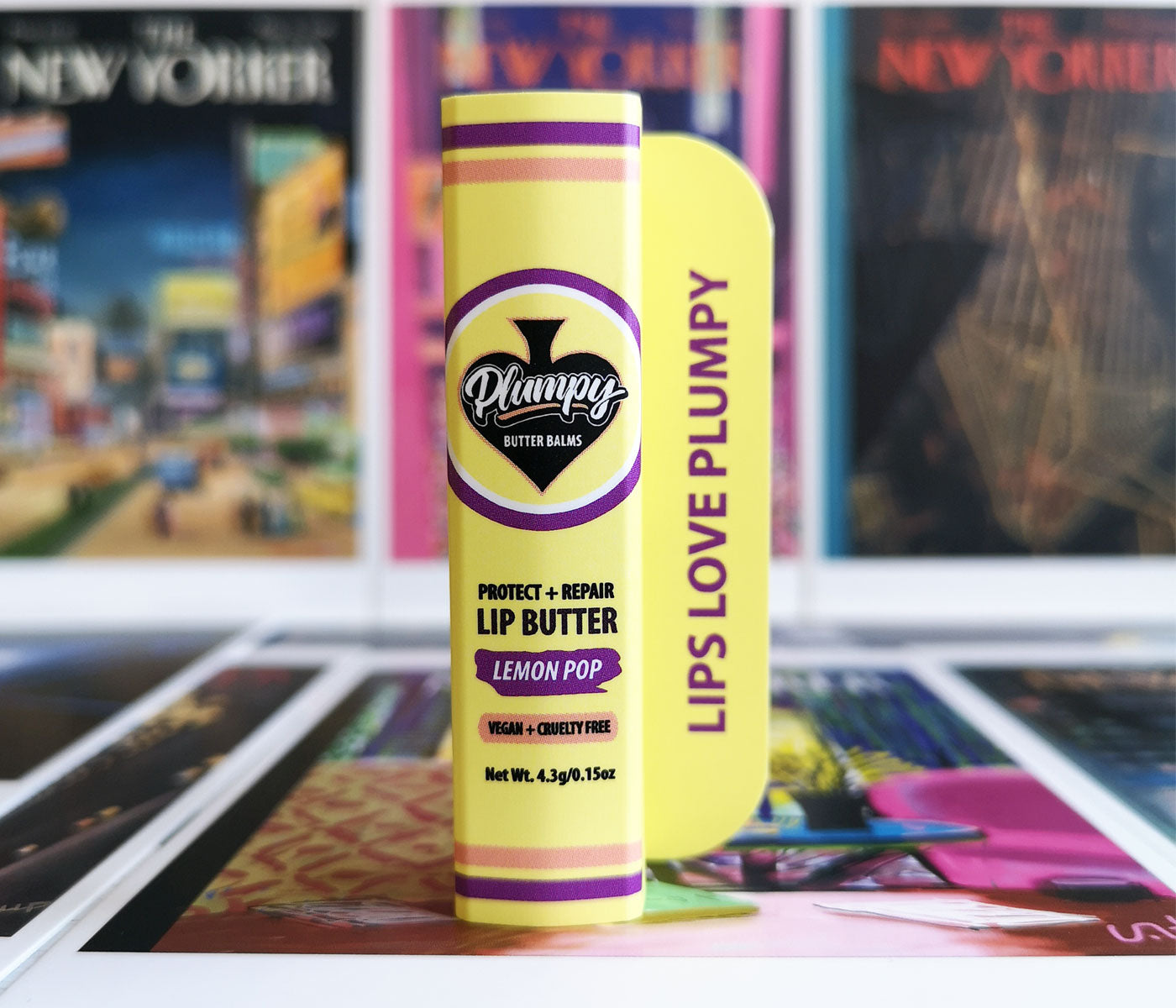Lemon flavoured lip balm vegan