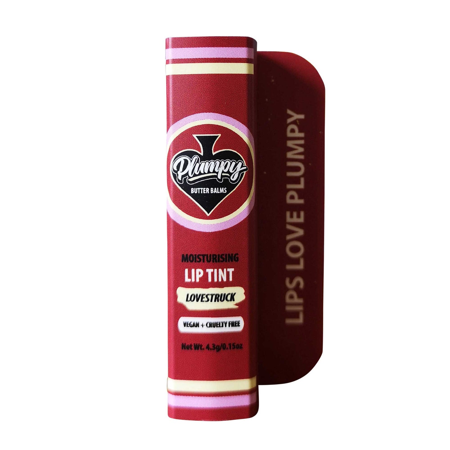 Plumpy Balms Lovestruck Brick Red Lip Tint
