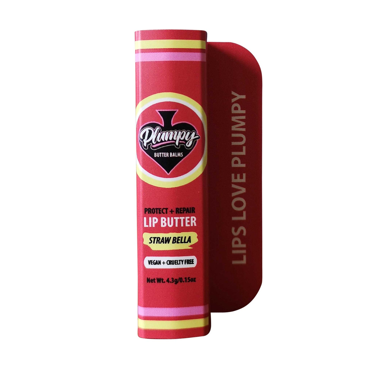 Plumpy Balms Vegan Strawberry Lip Butter