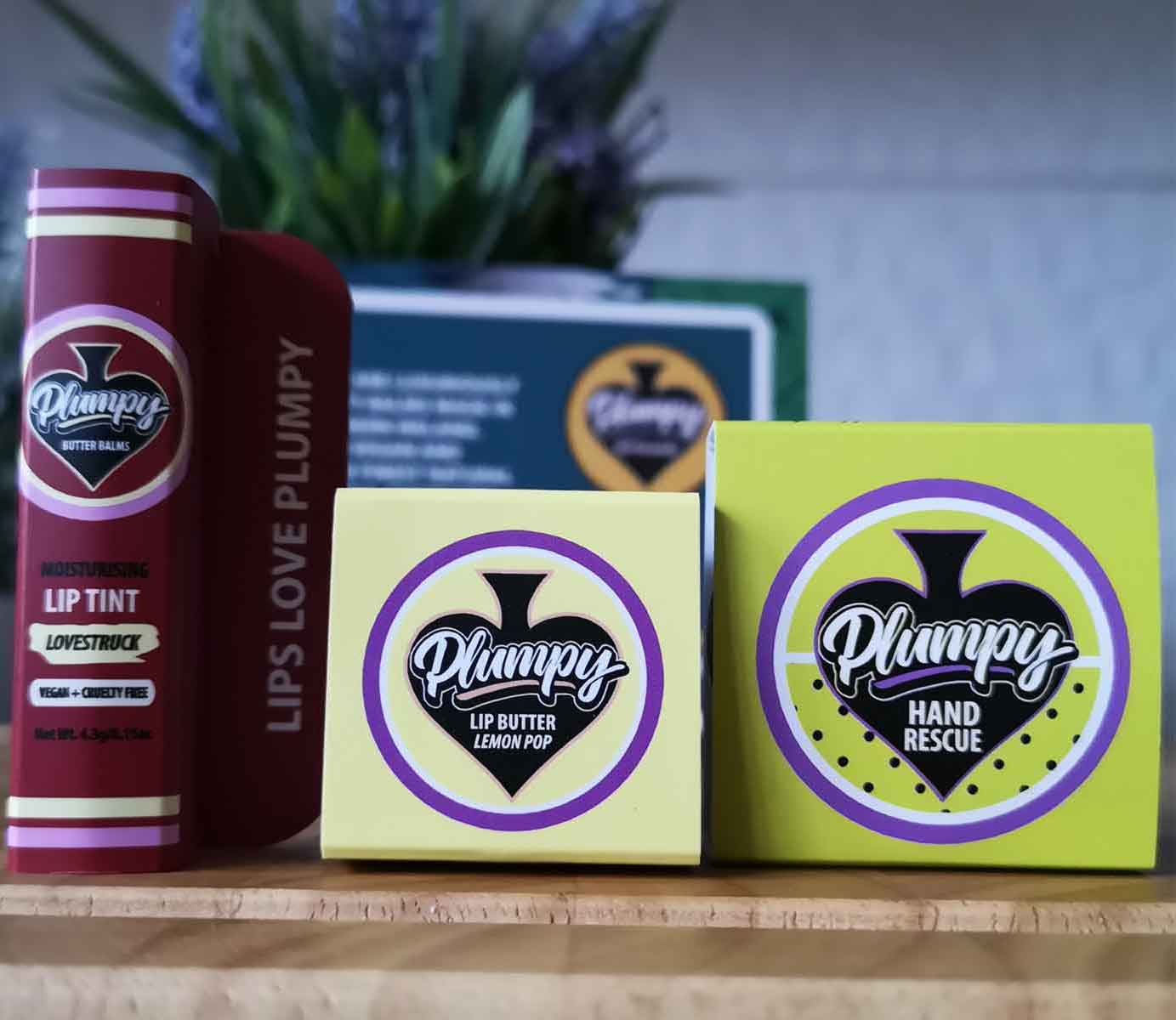 Plumpy Balms vegan skincare gift box