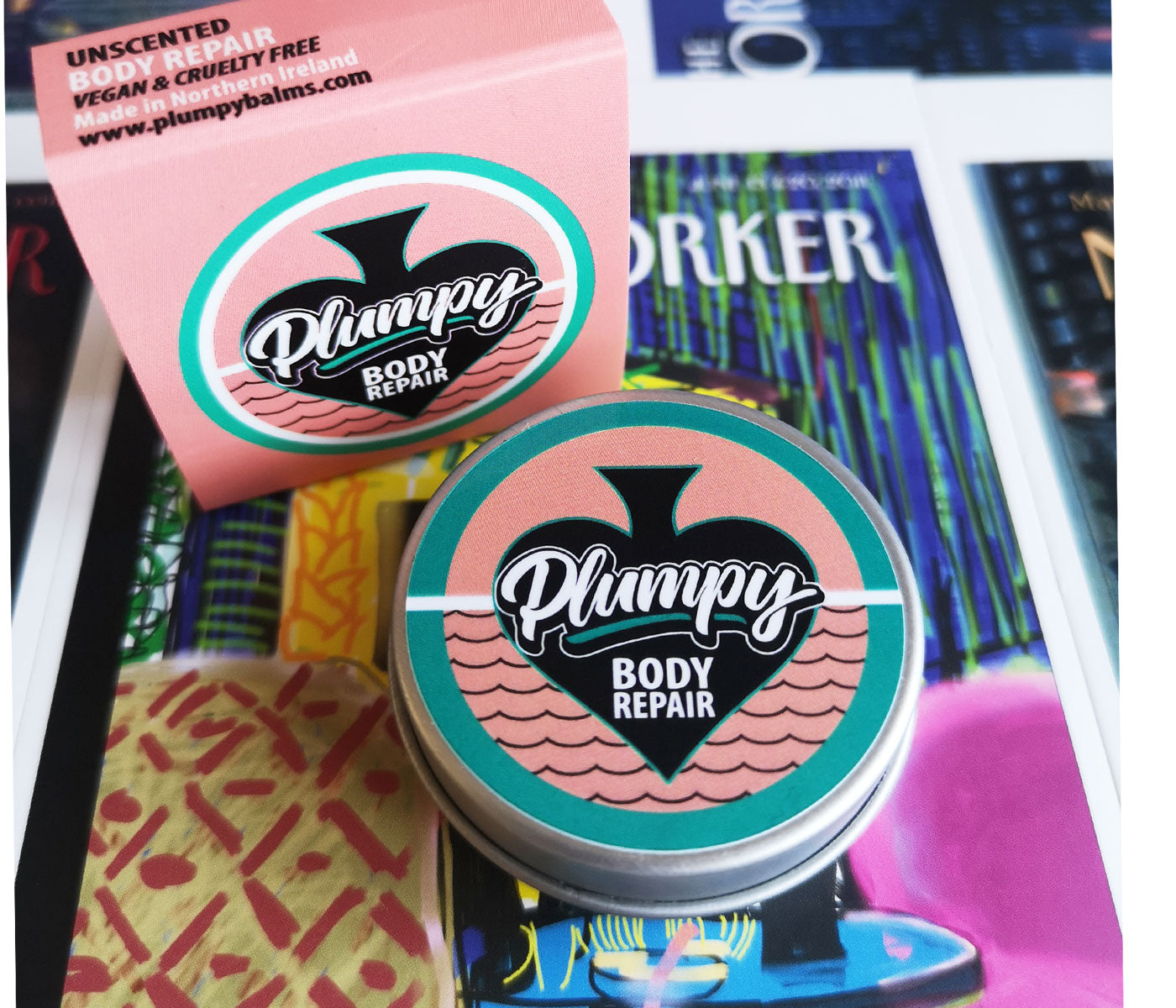 Plumpy Balms  unscented body repair balm for dry skin 
