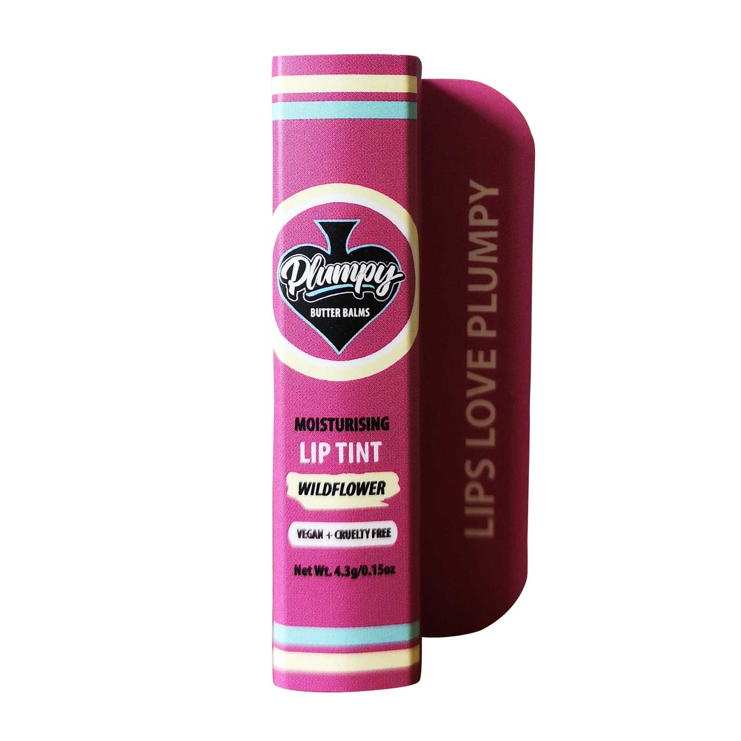 Load image into Gallery viewer, Plumpy Balms Wildflower berry shade lip tint
